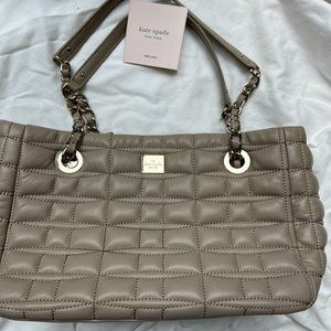 KATE SPADE GOLD COAST MARYANN QUILTED TOTE EUC